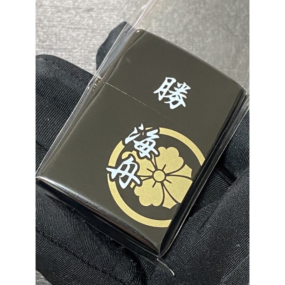 zippo 勝海舟 両面デザイン 家紋 希少モデル 2009年製 メンズのメンズ その他(その他)の商品写真