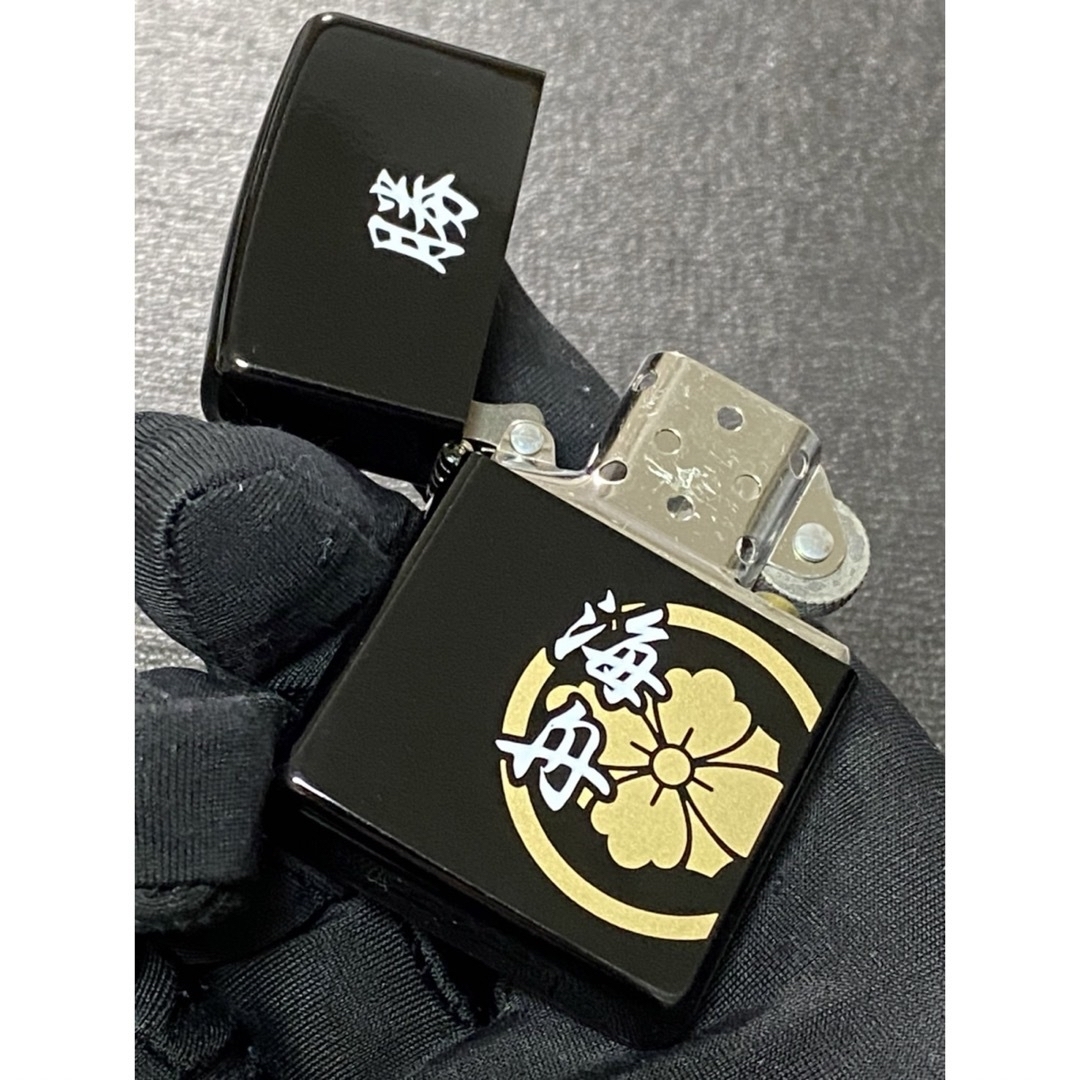 zippo 勝海舟 両面デザイン 家紋 希少モデル 2009年製 メンズのメンズ その他(その他)の商品写真