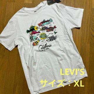 リーバイス(Levi's)の【新品】Levi'sリーバイス　Tシャツ　カットソー　魚　XLサイズ(Tシャツ/カットソー(半袖/袖なし))