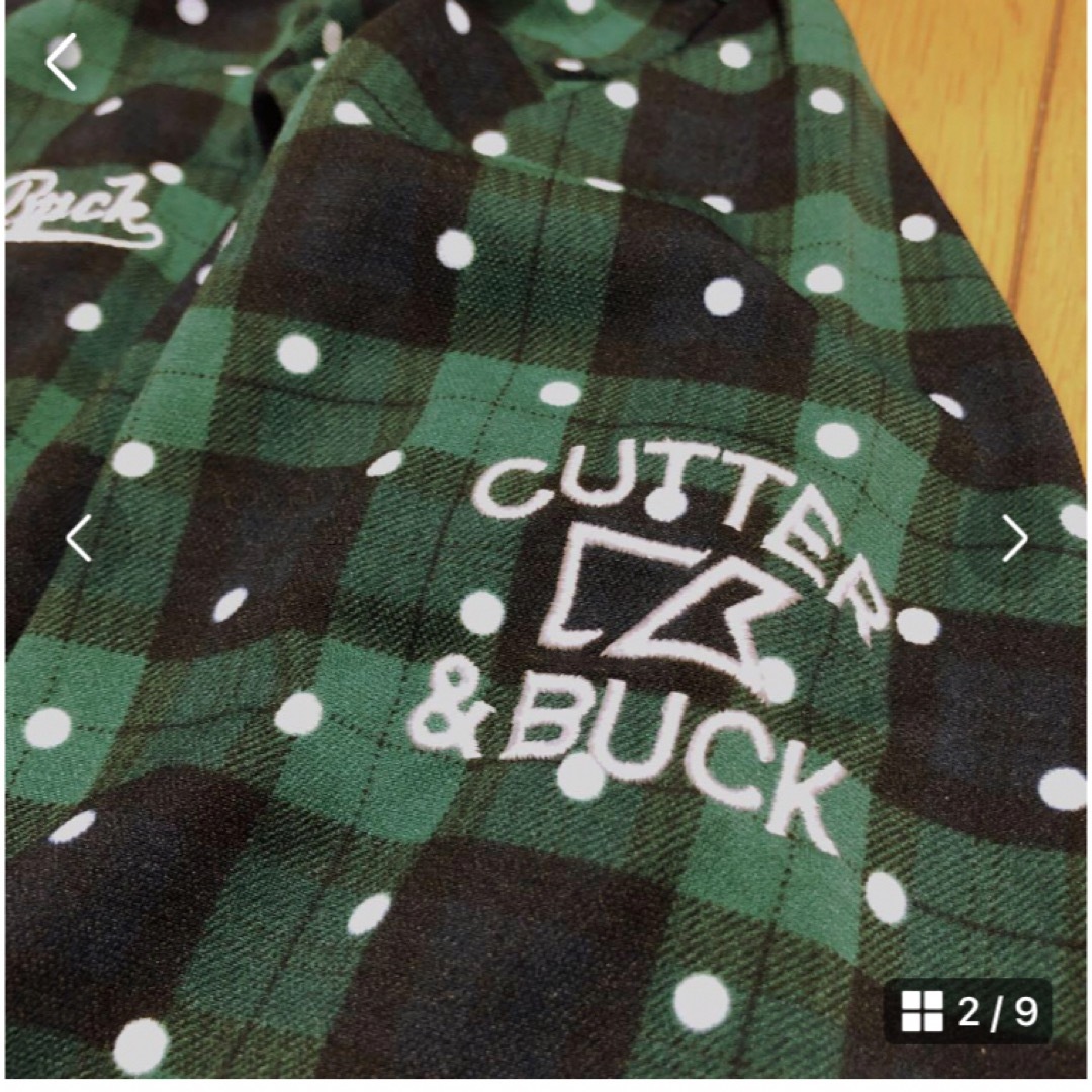 CUTTER & BUCK(カッターアンドバック)の美品　cutter&buck長袖ポロシャツ LL スポーツ/アウトドアのゴルフ(ウエア)の商品写真