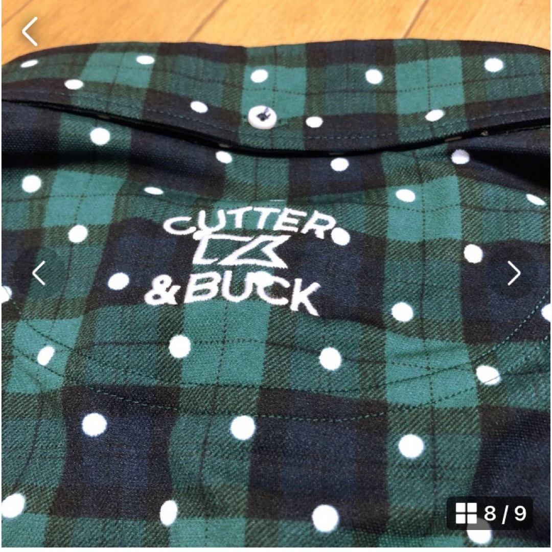 CUTTER & BUCK(カッターアンドバック)の美品　cutter&buck長袖ポロシャツ LL スポーツ/アウトドアのゴルフ(ウエア)の商品写真