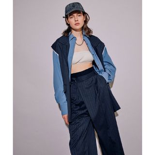 メゾンスペシャル(MAISON SPECIAL)のDouble Waist Asymmetry Truck Pants(その他)