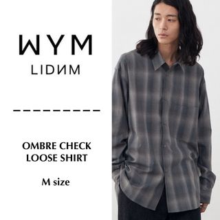 リドム(LIDNM)のWYM LIDNM OMBRE CHECK LOOSE SHIRT(シャツ)