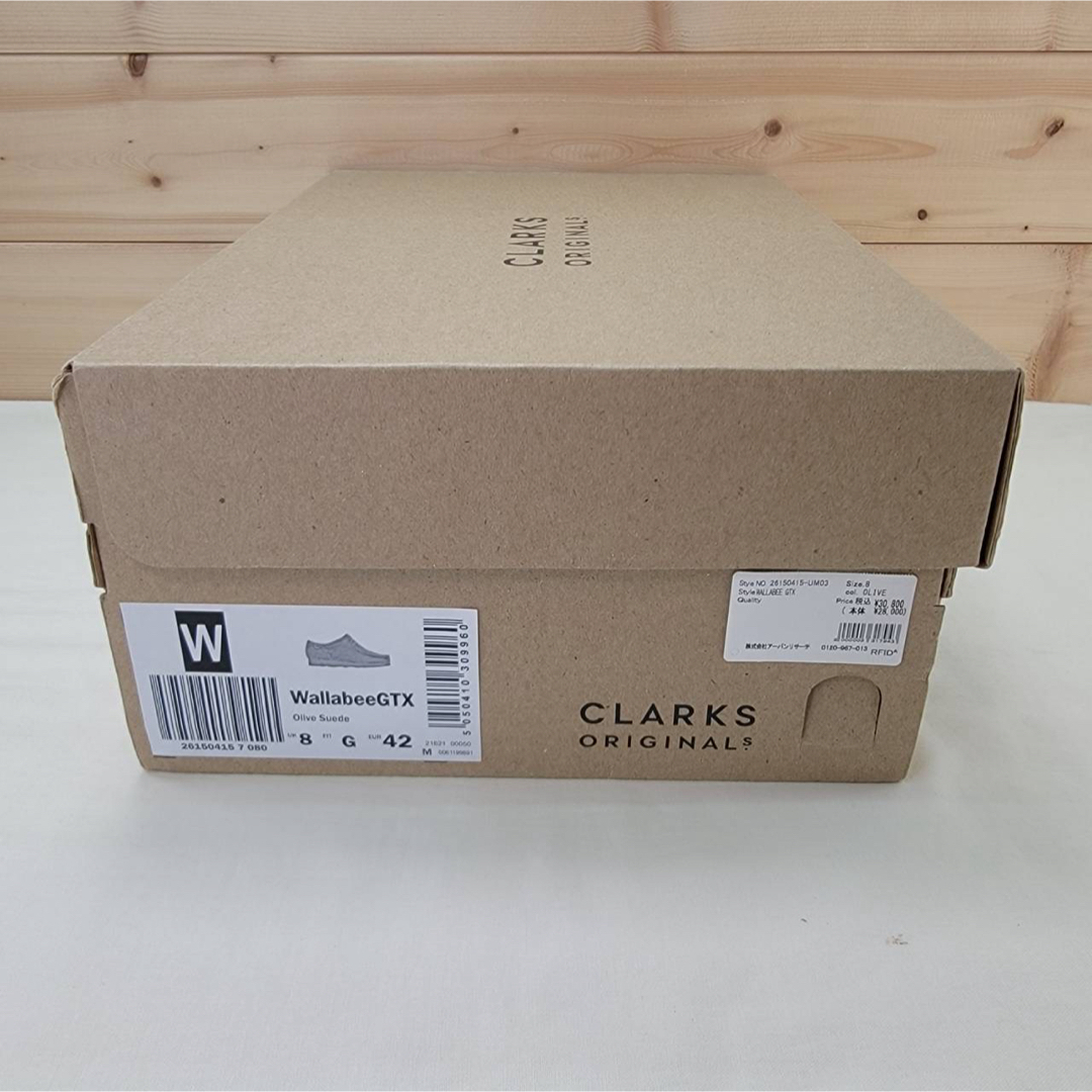 Clarks(クラークス)のクラークス ワラビーブーツ ゴアテックス ネイビー UK8 26cm メンズの靴/シューズ(ブーツ)の商品写真