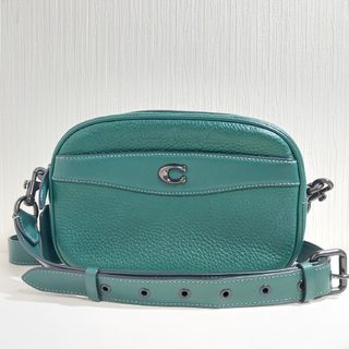 コーチ(COACH)のコーチ カメラバッグ ショルダーバッグ レザー グリーン CC386(ショルダーバッグ)