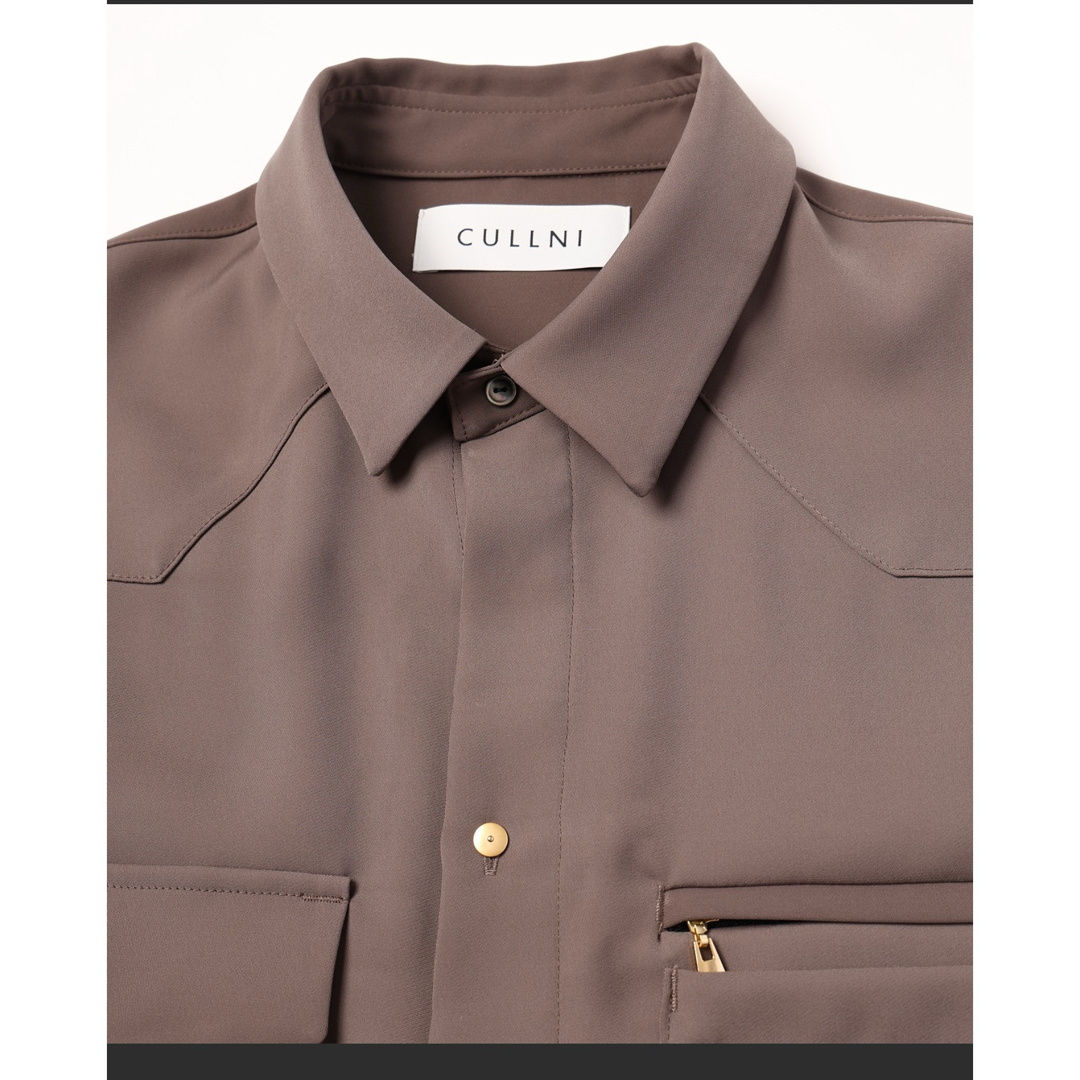 CULLNI Dry Double Satin Pocket Shirtの通販 by カール's shop CULLNI Dry Double Satin Pocket Shirtの通販 by カール's shop