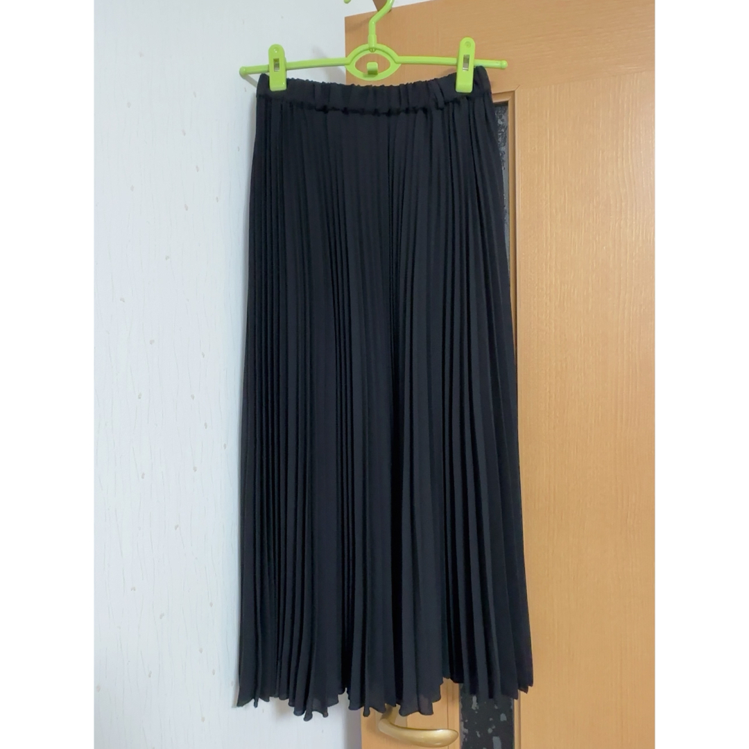 heather(ヘザー)のHeather プリーツスカート ブラック レディースのスカート(ロングスカート)の商品写真