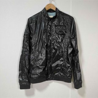 ディーゼル(DIESEL)の希少生地　DIESEL ナイロンジャケット M 光沢 軽量(ナイロンジャケット)