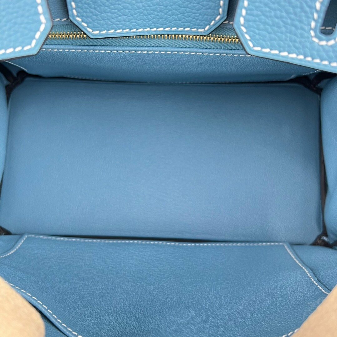 Hermes(エルメス)の新品 HERMES エルメス Birkin25 バーキン25 Blue Jean ブルージーン B刻 GHW ゴールド金具 レディースのバッグ(ハンドバッグ)の商品写真