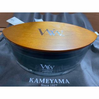 カメヤマ(Kameyama)のWoodWickハースウィック　「イブニングバンファイア」(アロマ/キャンドル)