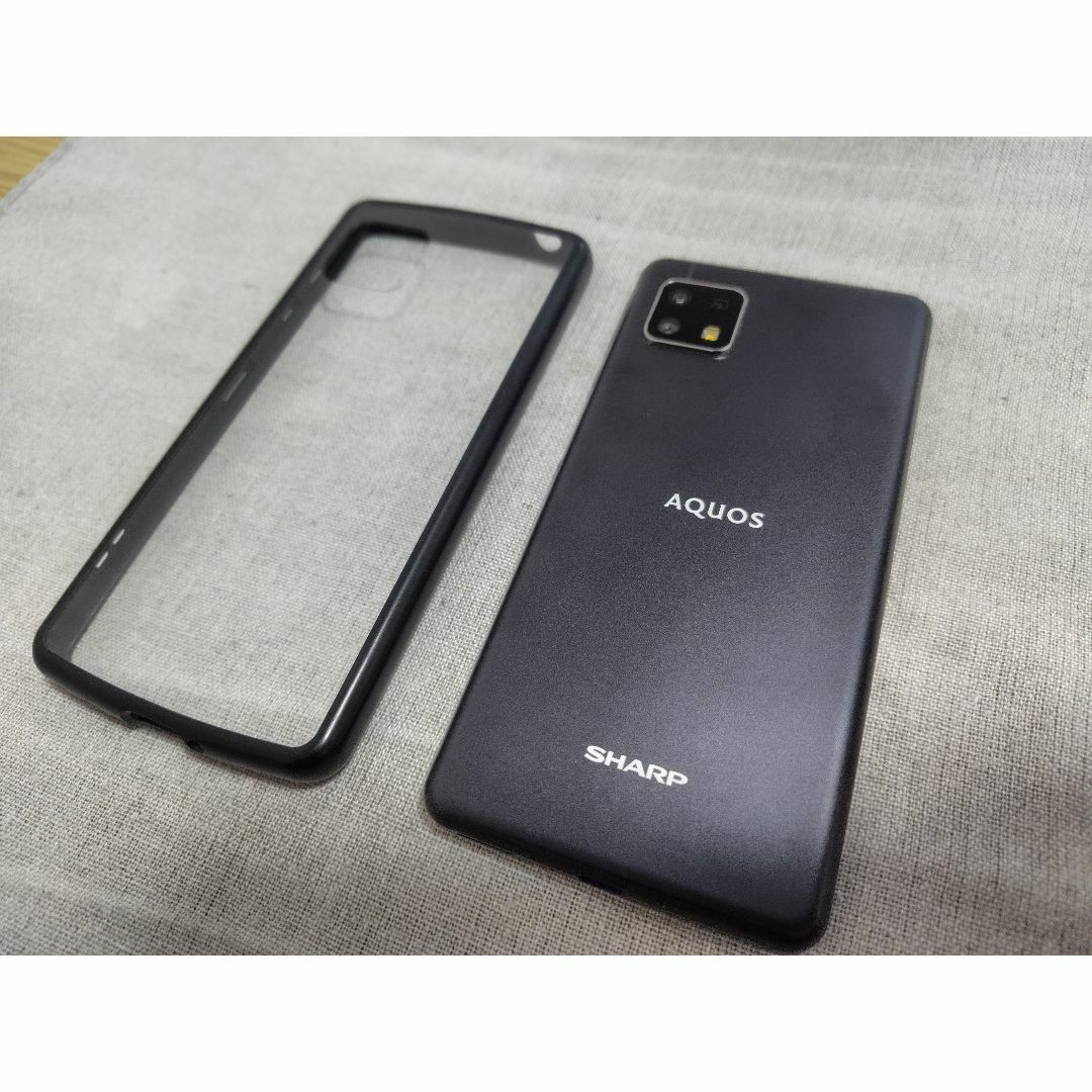 SHARP(シャープ)の【カバー&フィルム付】AQUOS sense4 lite 64GB SIMフリー スマホ/家電/カメラのスマートフォン/携帯電話(スマートフォン本体)の商品写真