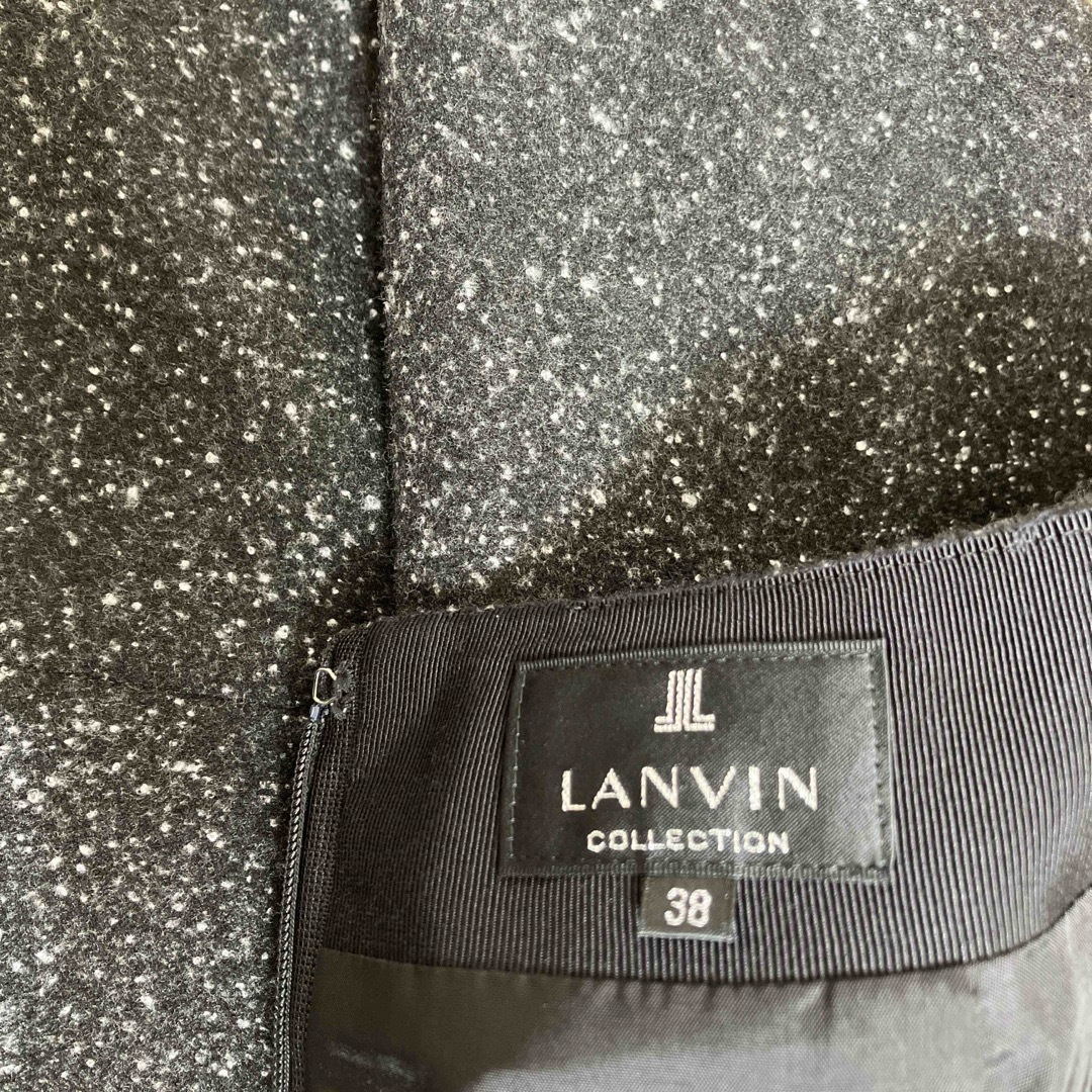 LANVIN COLLECTION(ランバンコレクション)のランバンコレクション　フレアスカート　日本製 レディースのスカート(ひざ丈スカート)の商品写真