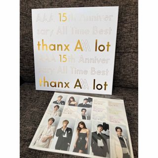 トリプルエー(AAA)の【初回生産限定盤+特典付】AAA -thanx AAA lot- CD5枚組 (ミュージシャン)