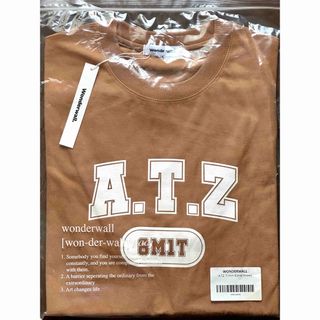 エイティーズ(ATEEZ)のATEEZ Wonderwall コラボ グッズ Tシャツ 茶 キャメルブラウン(アイドルグッズ)