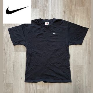 ナイキ(NIKE)の【NIKE】00s tシャツ　ナイキ　ワンポイント　ブラック(Tシャツ/カットソー(半袖/袖なし))