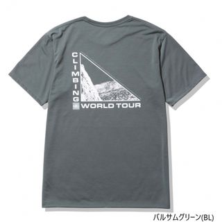 ザノースフェイス(THE NORTH FACE)の【新品未使用】THE NORTH FACE Mサイズ　ワールドツアー Tシャツ(Tシャツ/カットソー(半袖/袖なし))