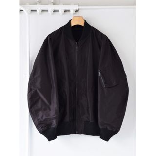 コモリ(COMOLI)のCOMOLI 24SS コットンシルク MA-1 Brown サイズ3(ブルゾン)