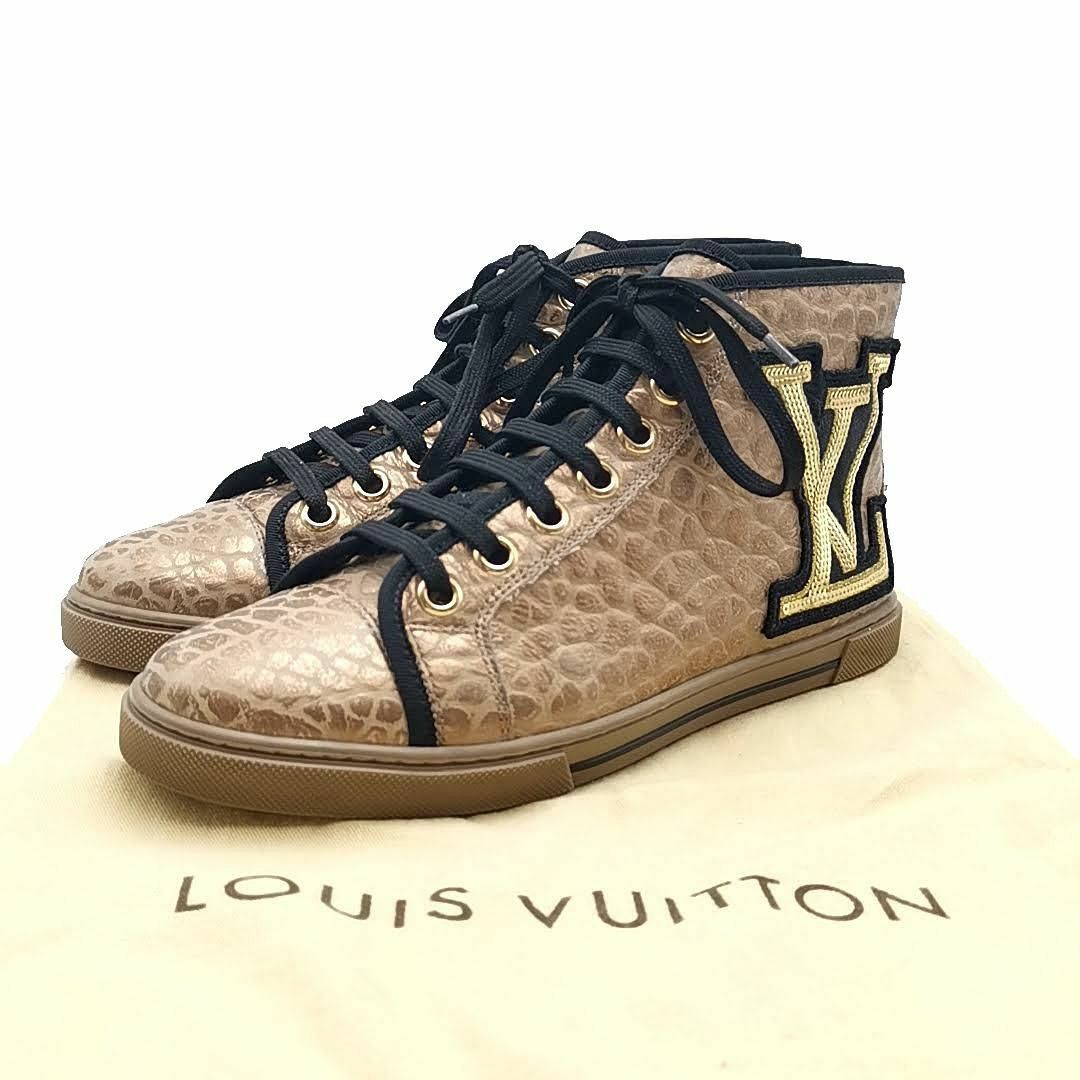 LOUIS VUITTON(ルイヴィトン)のルイヴィトン スニーカー タトゥーライン スパンコール 03-24020904 レディースの靴/シューズ(スニーカー)の商品写真