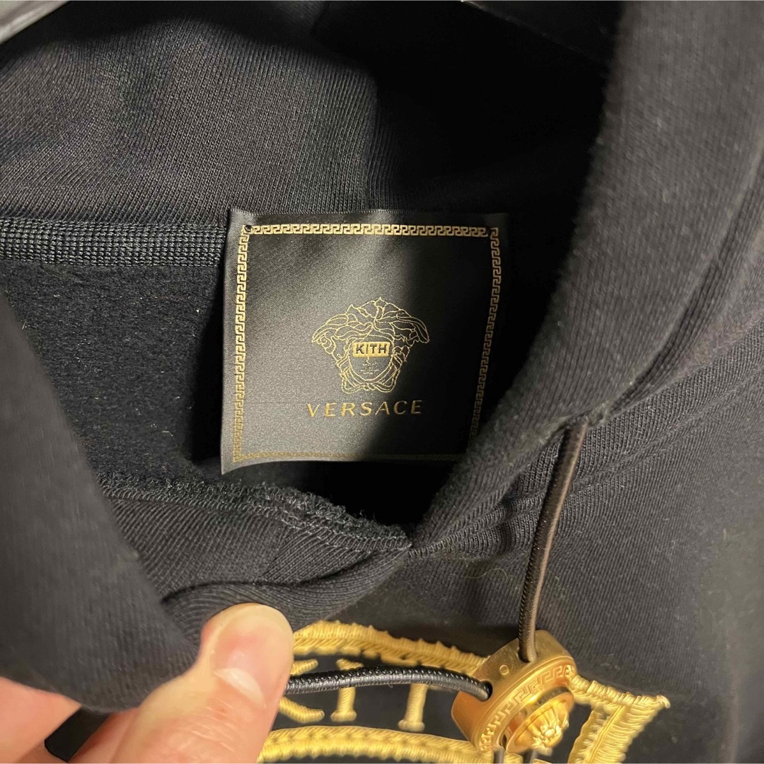 KITH - Kith Versace box logo hoodieの通販 by イッヂ|キス KITH - Kith Versace box logo hoodieの通販 by イッヂ|キス