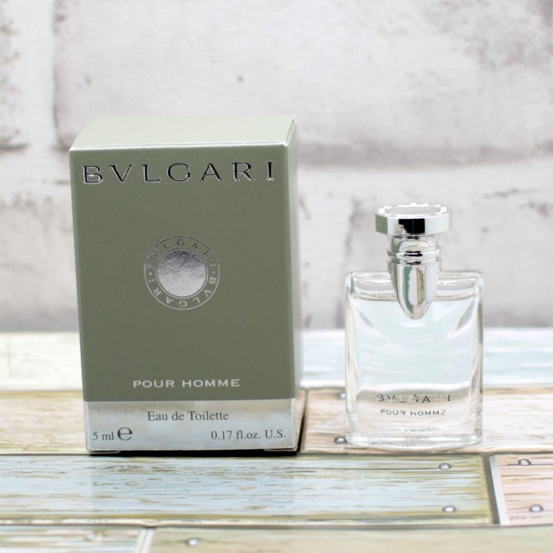 BVLGARI - 未使用 ブルガリプールオム オードトワレ 5ml ミニ香水の