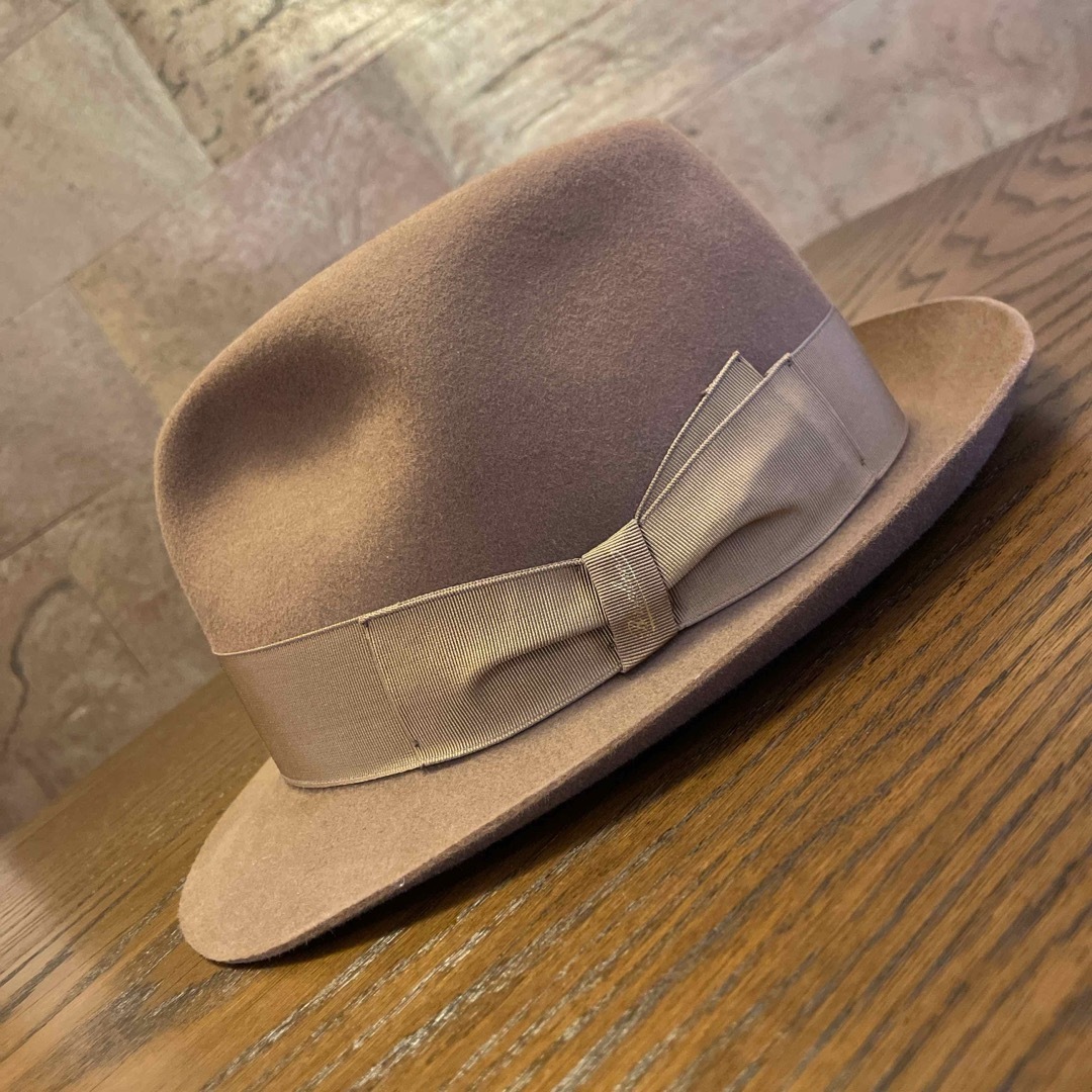 Borsalino(ボルサリーノ)の美品  ボルサリーノ  アレッサンドリア  中折れハット  60 メンズの帽子(ハット)の商品写真