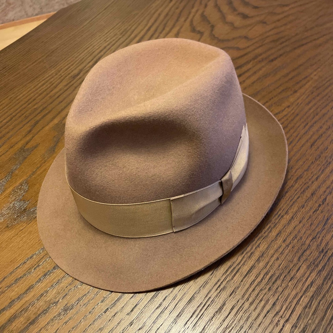 Borsalino(ボルサリーノ)の美品  ボルサリーノ  アレッサンドリア  中折れハット  60 メンズの帽子(ハット)の商品写真