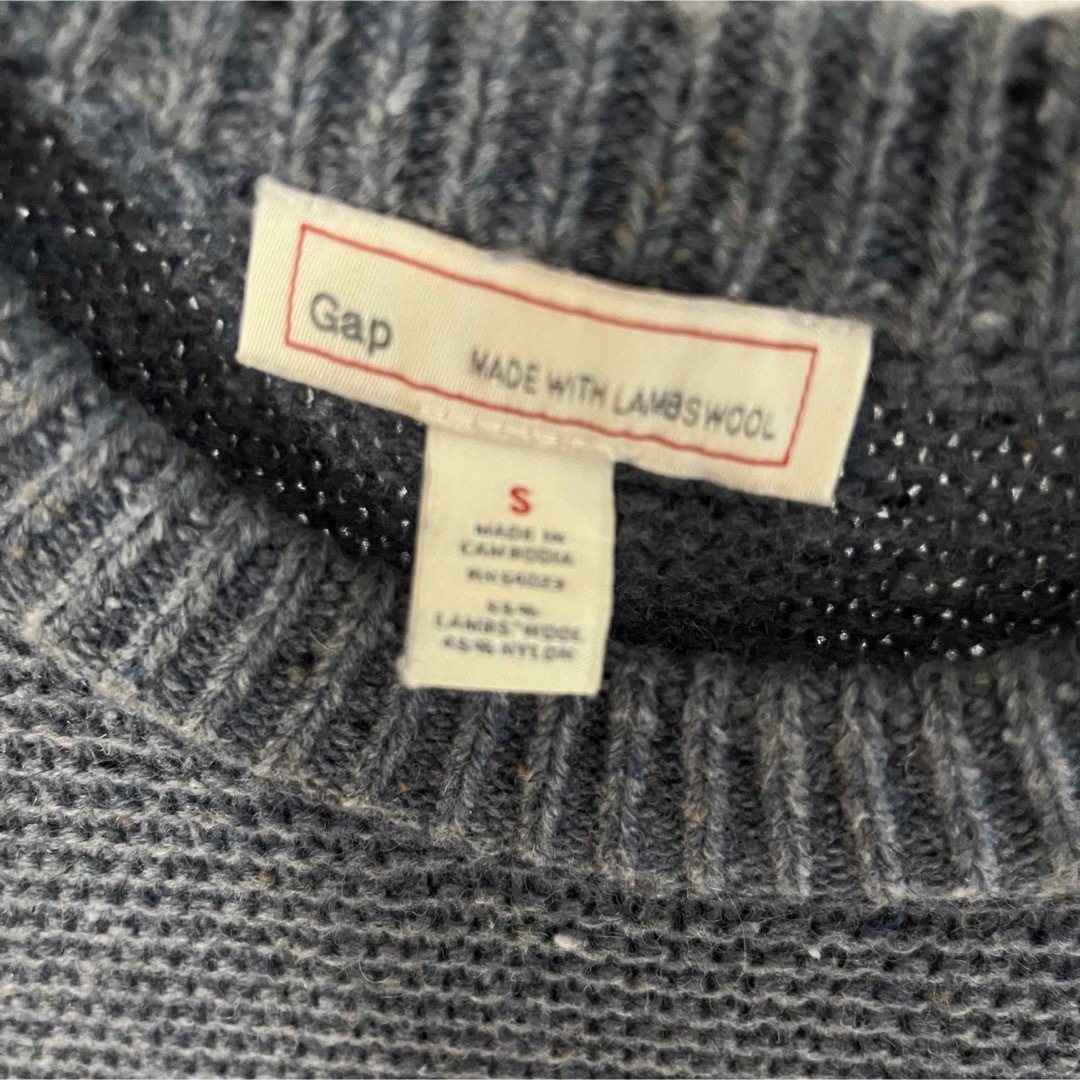 GAP ニット セーター ブルー S メンズのトップス(ニット/セーター)の商品写真