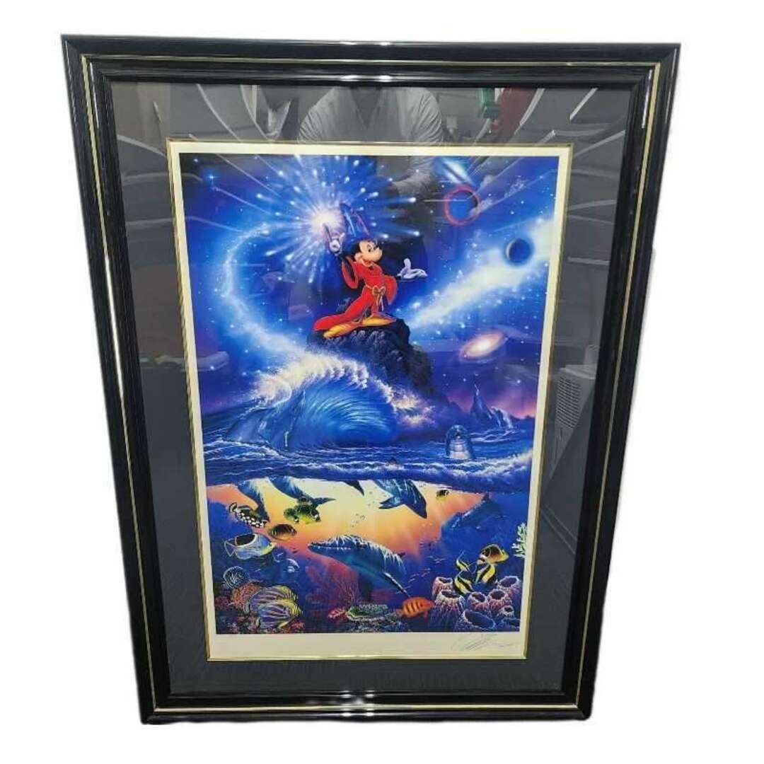 クリスチャン ラッセン Sorcerer of the Seas ソーサラー オブ ザ シーズ 保管品 絵画 ディズニー ミッキーマウス コレクション 32402K163 エンタメ/ホビーのアート用品(絵画額縁)の商品写真