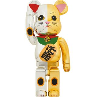 ベアブリック(BE@RBRICK)のBE@RBRICK 招き猫 開運 銀×千万両 金 1000％(その他)