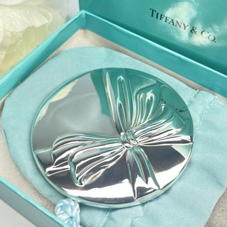 Tiffany(ティファニ)リボンモチーフミラー