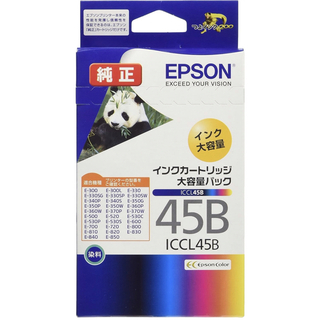 エプソン(EPSON)のエプソン インク カラー4色一体型  大容量パック ICCL45B(1(オフィス用品一般)