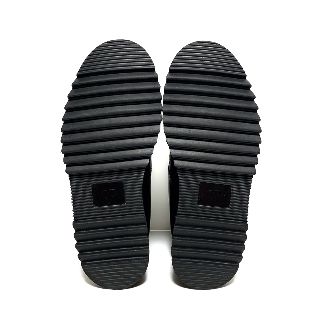 DIOR HOMME(ディオールオム)の☆美品 ディオールオム ウイングチップ レザー ショートブーツ 黒 イタリア製 メンズの靴/シューズ(ブーツ)の商品写真