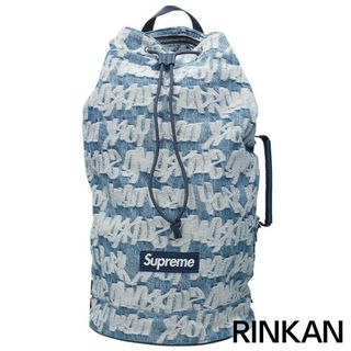 シュプリーム(Supreme)のシュプリーム  22SS  Fat Tip Jacquard Denim Backpack ボックスロゴデニムバックパック メンズ(バッグパック/リュック)