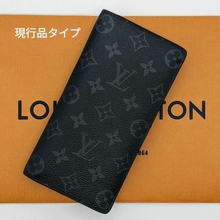 ルイヴィトン(LOUIS VUITTON)の《現行品》極上美品　ルイヴィトン ポルトフォイユ ブラザ モノグラム　エクリプス(長財布)