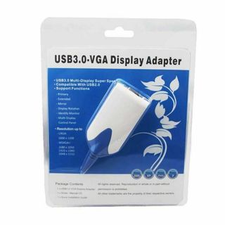 USB 3.0 to UGA VGA D-sub マルチディスプレイアダプター(PC周辺機器)