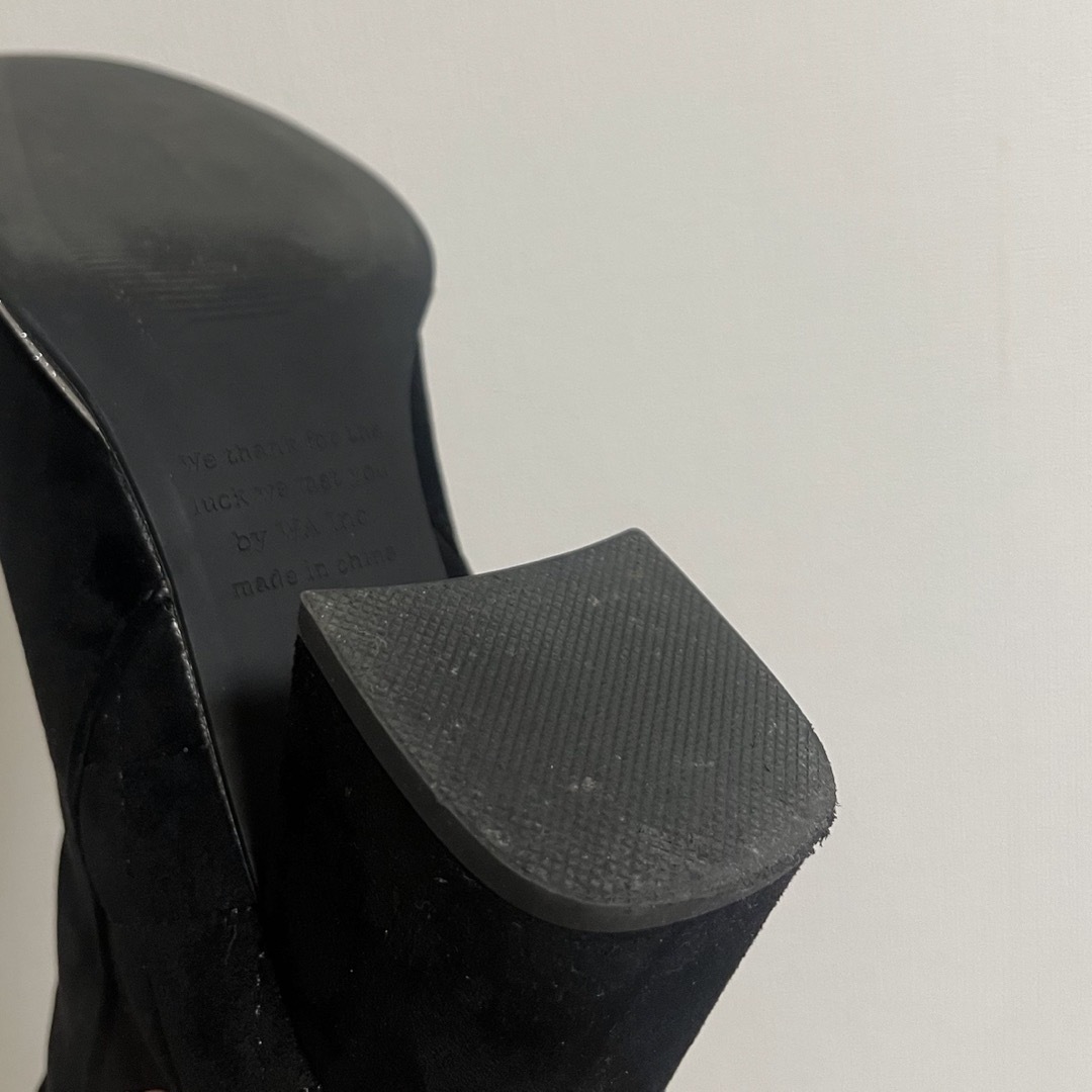 ORiental TRaffic(オリエンタルトラフィック)の2023秋冬新作　グリッターラインキルティングブーツ/31435 BLACK L レディースの靴/シューズ(ブーツ)の商品写真