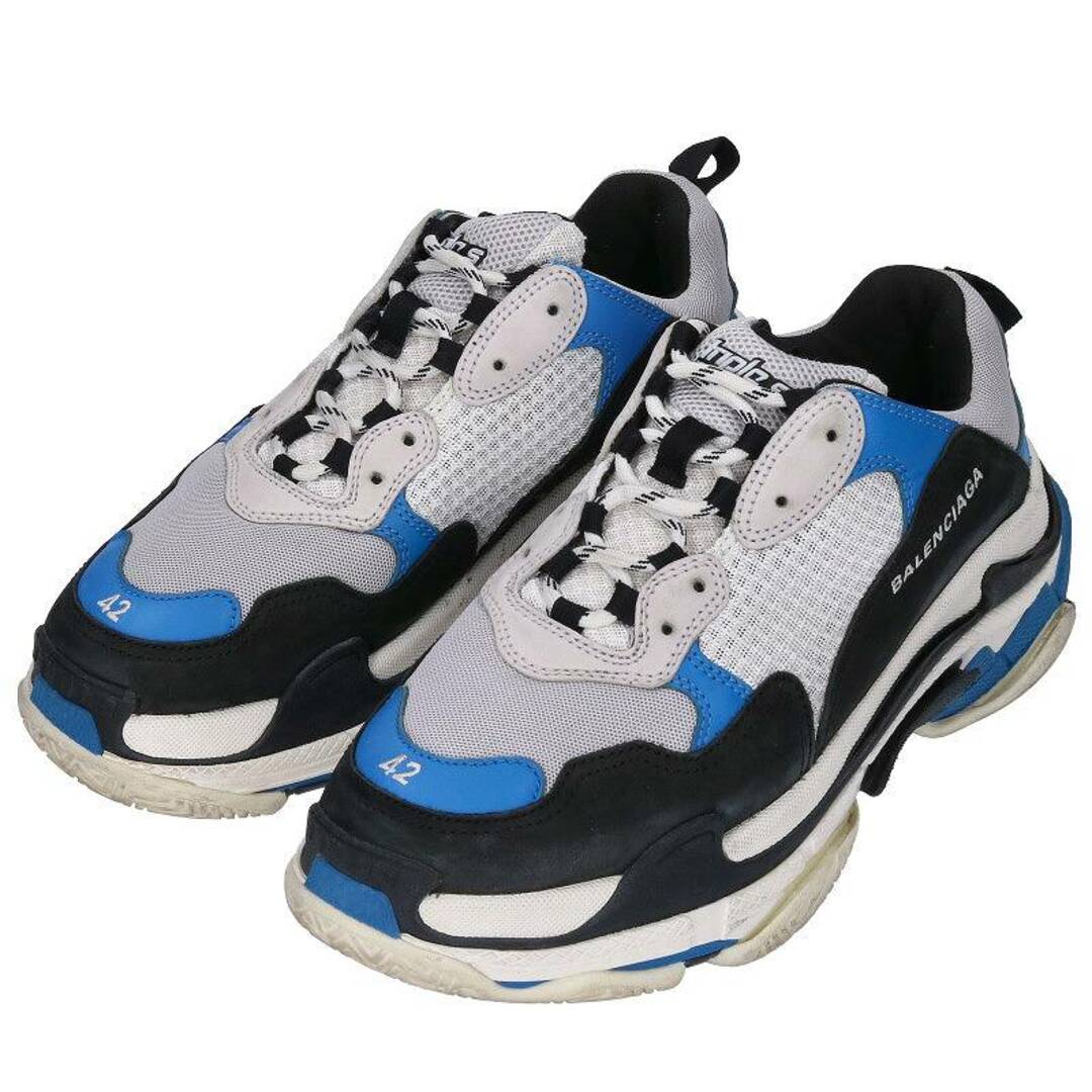 バレンシアガ TRIPLE S TRAINERS トリプルエスレースアップスニーカー メンズ 42