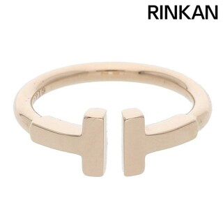 ティファニー(Tiffany & Co.)のティファニー  Tワイヤー K18YGリング メンズ 3.5号(リング(指輪))