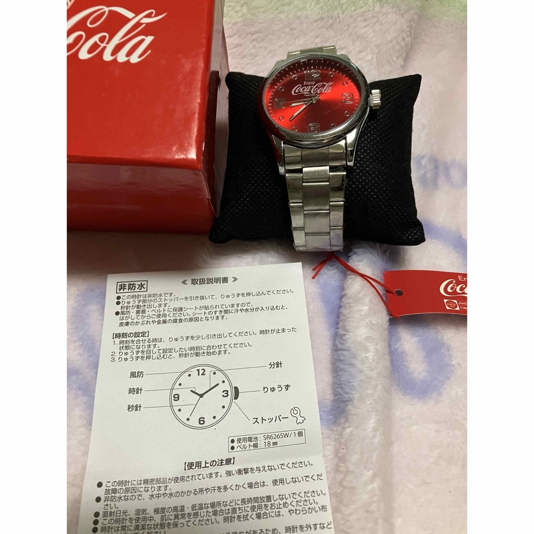 コカ・コーラ(コカコーラ)のコカコーラ腕時計 レディースのファッション小物(腕時計)の商品写真