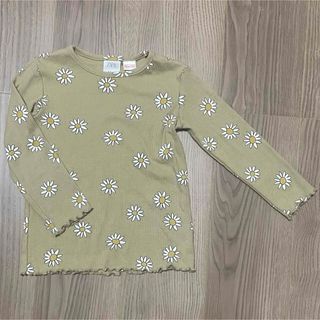 ザラキッズ(ZARA KIDS)の花柄カットソー(Tシャツ/カットソー)