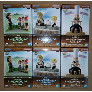 バンダイ(BANDAI)のワンピース ワールドコレクタブルフィギュア　サンジ＆ゼフ　ウソップ海賊団　６個(アニメ/ゲーム)