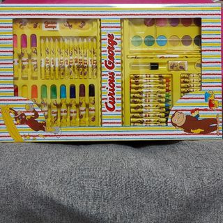おさるのジョージ　文具セット&カッティングボート(キャラクターグッズ)