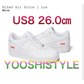 シュプリーム(Supreme)のSupreme® Nike® Air Force 1 Low 26.0(スニーカー)