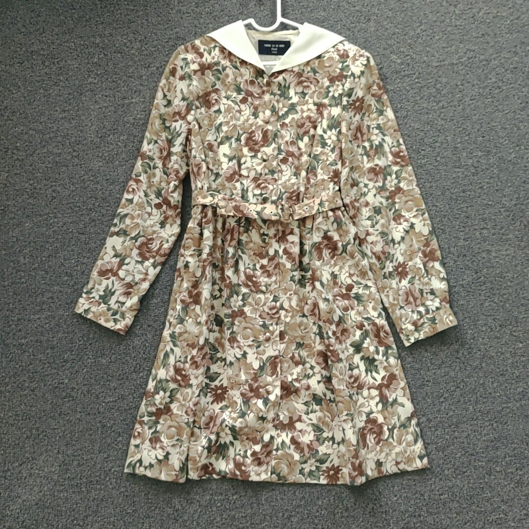 COMME CA DU MODE(コムサデモード)のCOMME CA DU MODE FILE  ワンピース 花柄 長袖 キッズ/ベビー/マタニティのキッズ服女の子用(90cm~)(ワンピース)の商品写真