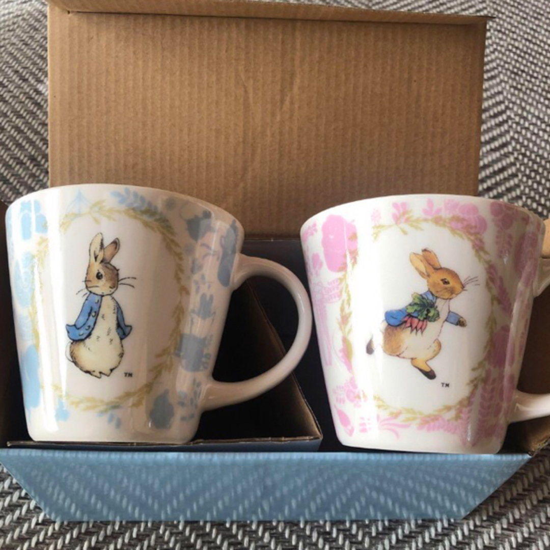 PETER RABBIT（TM）(ピーターラビット)のピーターラビット♥食器セット( ¨̮ )癒されるカワイイ食器たち インテリア/住まい/日用品のキッチン/食器(食器)の商品写真