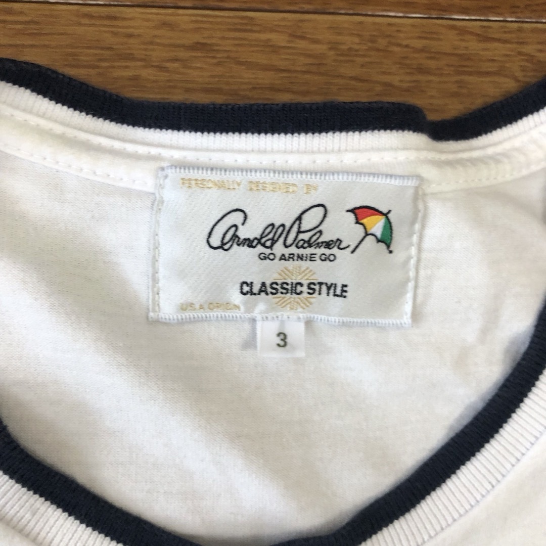 Arnold Palmer(アーノルドパーマー)のArnold Palmer ロゴTシャツ　サイズ3 メンズのトップス(Tシャツ/カットソー(半袖/袖なし))の商品写真