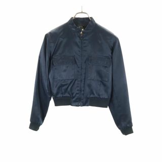 アーペーセー(A.P.C)のアーペーセー フランス製 長袖 ジップジャケット S ネイビー系 A.P.C. レディース 古着 【240218】(その他)