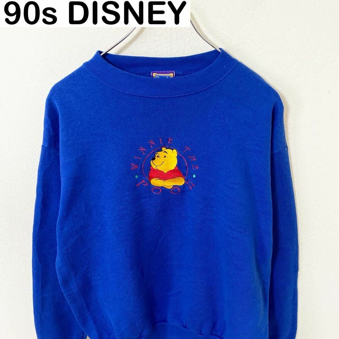 Disney(ディズニー)のUSA製　90s DISNEY プーさん　スウェット　古着　ヴィンテージ メンズのトップス(スウェット)の商品写真