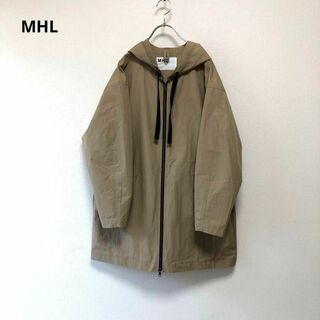MHL. - MHL☆クリスププルーフコットンフーデッドコート☆ フーデッド 