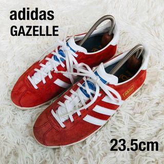 アディダス(adidas)のAdidasアディダススニーカーGAZELLEガゼル　赤スエードガッツレー(スニーカー)